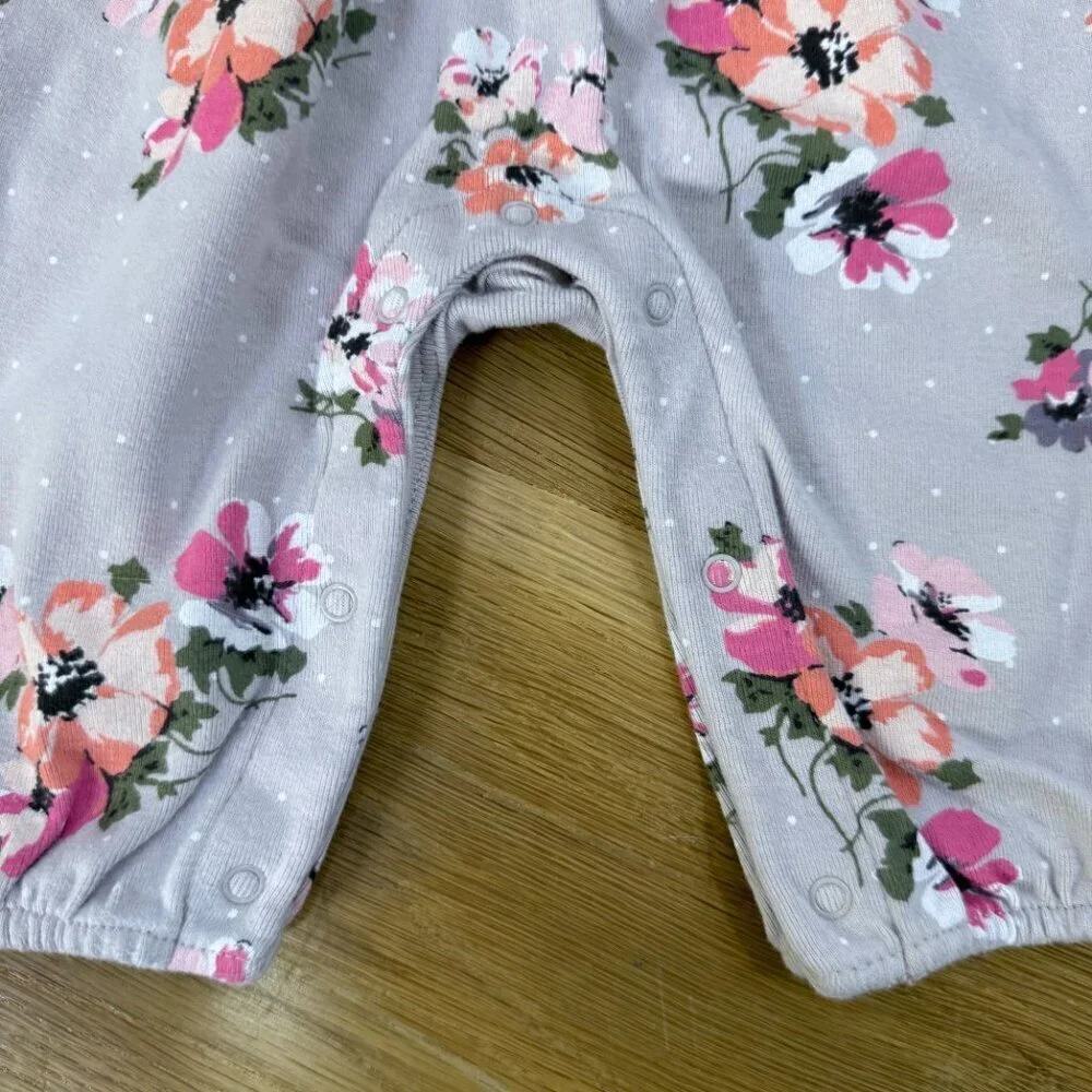3/$20 Rosie Pope & Gap Pink long sleeve cotton set + Floral Jumper 0-3 months